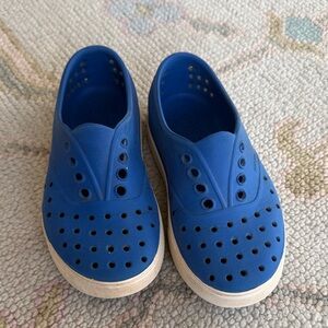 Kids Blue Slip-On Shoes Native size 11 GUC